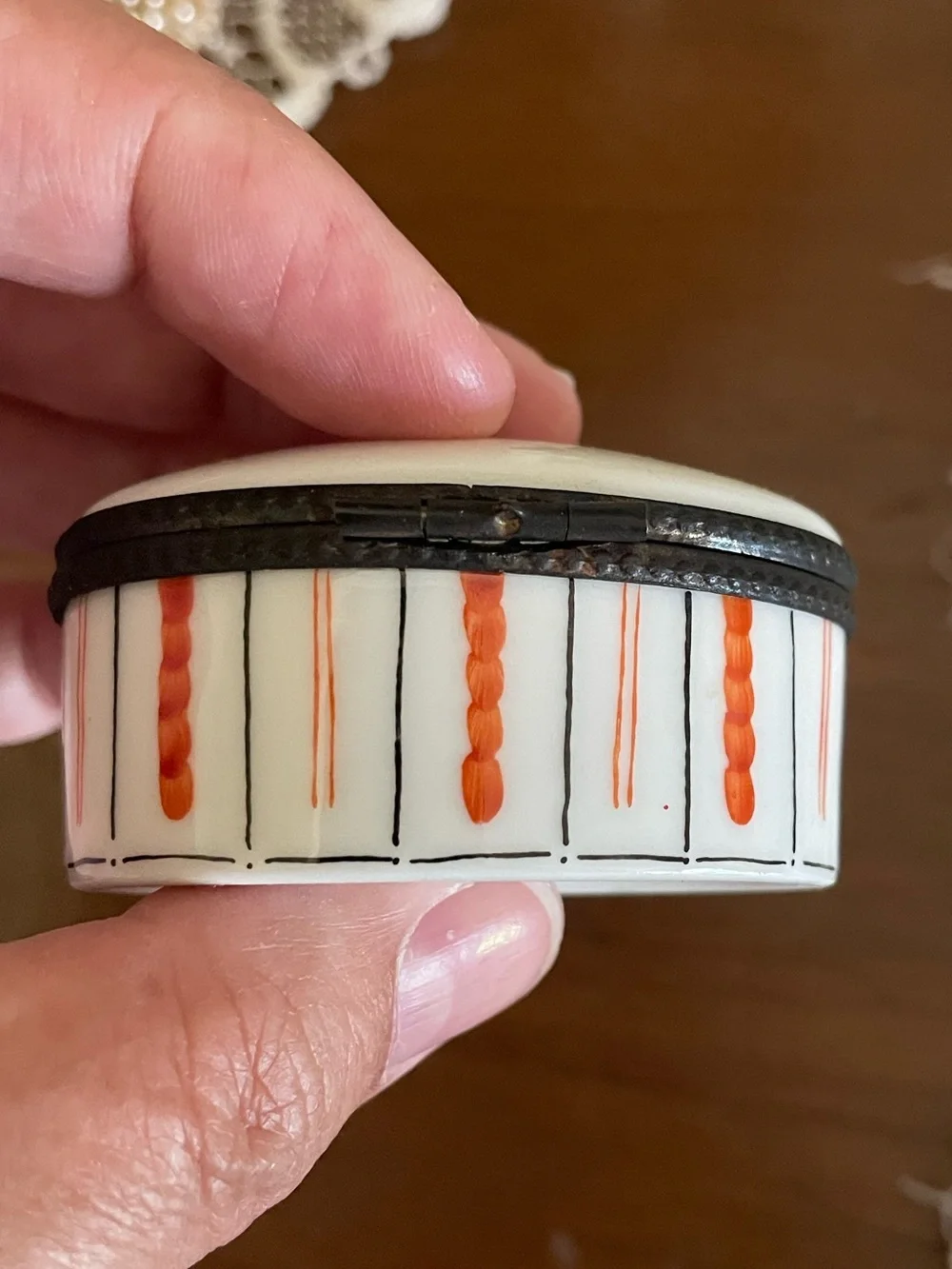 Limoges Bastille Trinket Box Genuine.